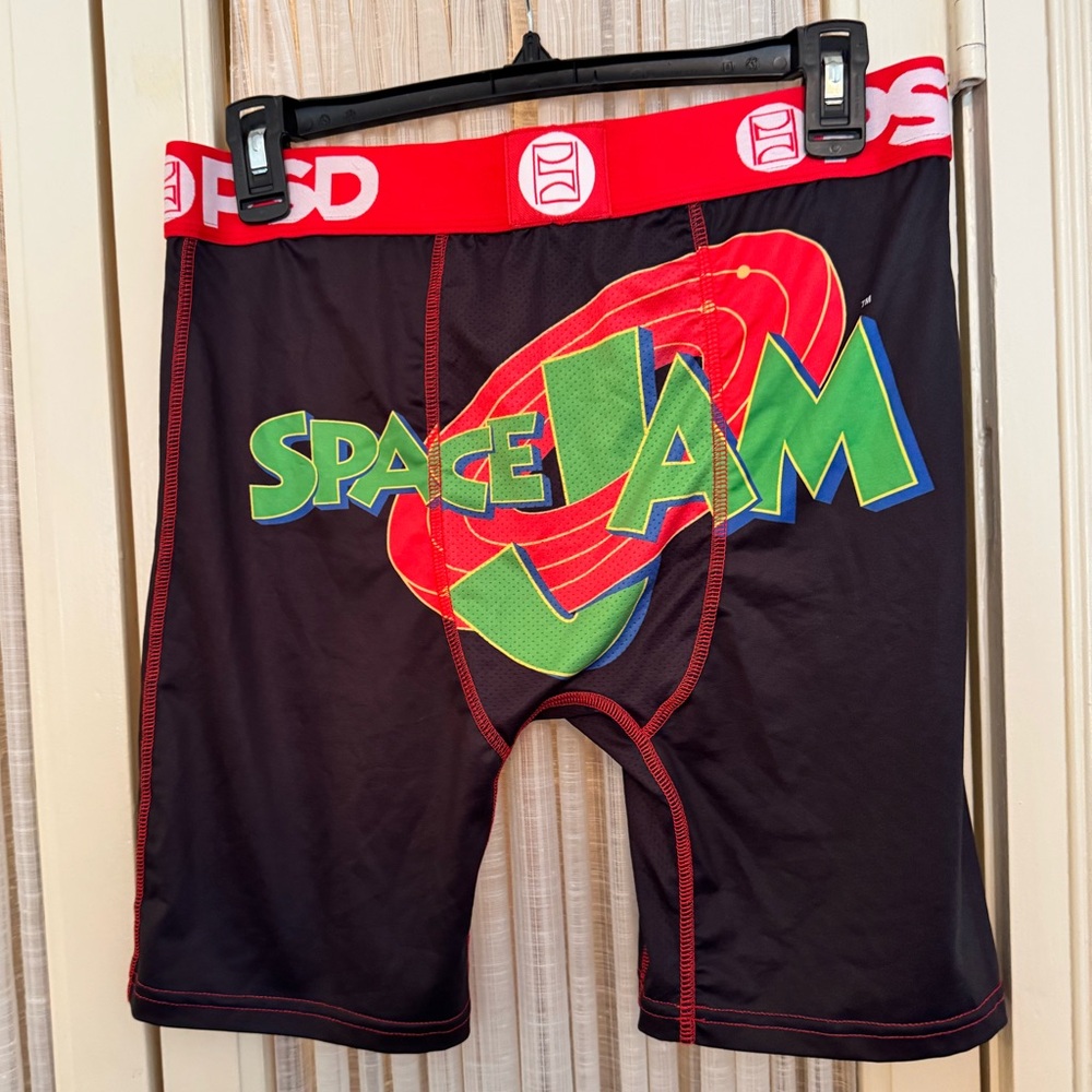 PSD Space Jam Black and Red Boxer Briefs - Picture 3 of 5